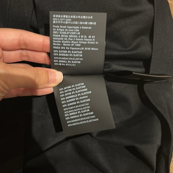 Authentic Prada Men T shirt black size Large - Picture 6 of 6